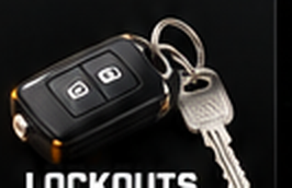 Realistic car key and key fob